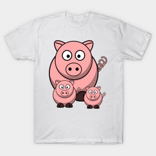 Mamma and Baby Pigs 2 T-Shirt